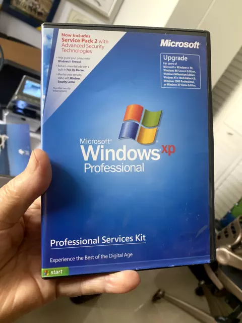 Microsoft Windows XP Professional w/SP2 Full English Retail MS WIN PRO 2002