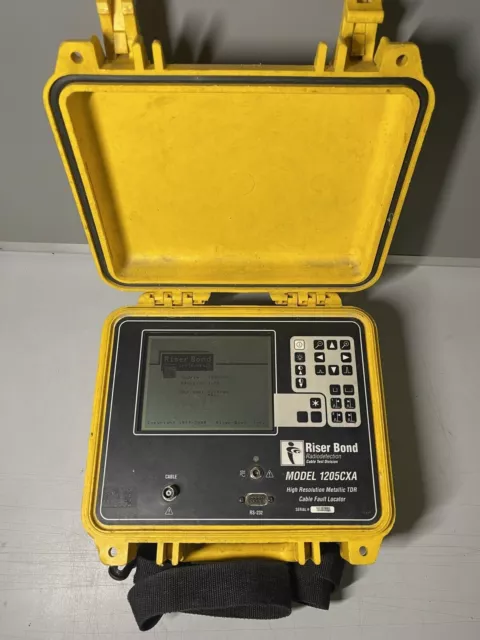 Riser Bond 1205CXA Cable Fault Locator / Coaxial Metallic Time Dom Reflectometer