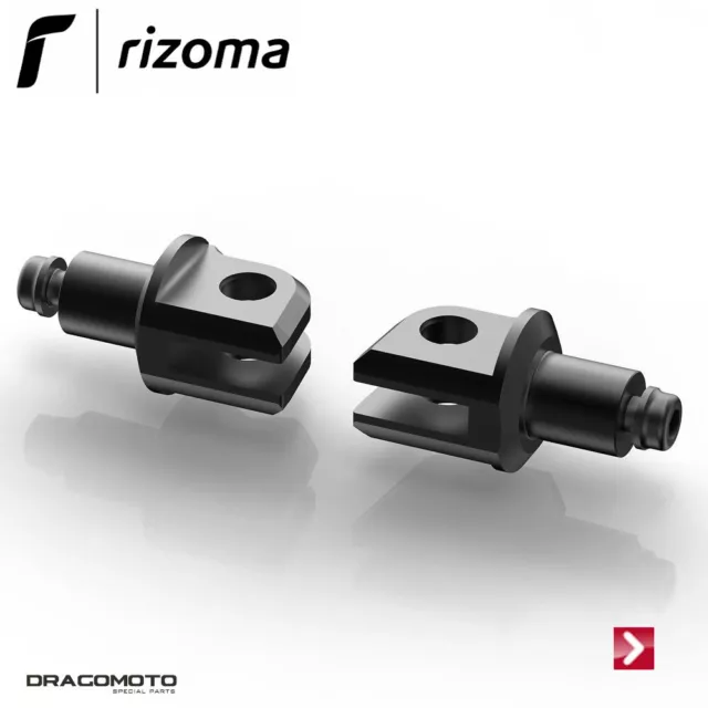 KAWASAKI Z 800 2012-2013 kit de support de repose-pieds RIZOMA PE753B Noir