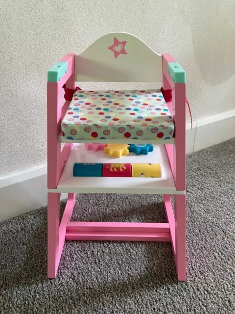 American Girl Bitty Baby Convertible High Chair and Play Table Retired American Girl Bitty Baby Convertible High Chair and Play Table Retired