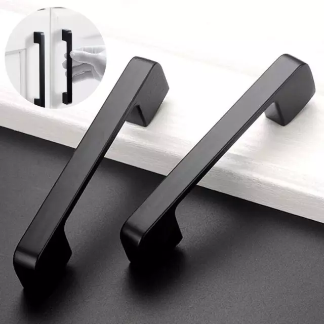 Aluminum Kitchen Cabinet Door Handle Drawer Cupboard Pull Handle Modern Sty F5W7