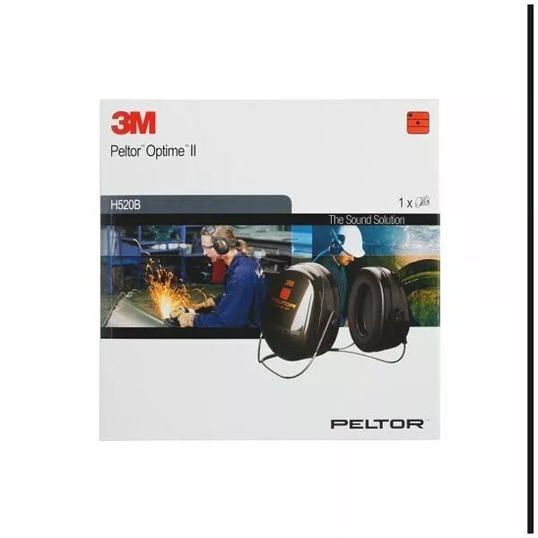 3M PELTOR Optime II 2 H520B Neckband Premium Quality Ear Defender Muffs 2