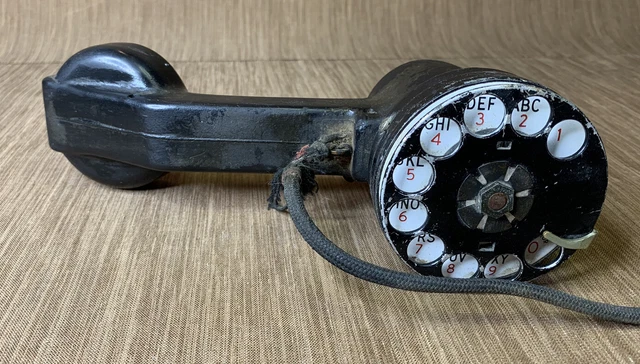 Vintage Western Electric Linesman's Rotary Dial Handset Telephone Bell System