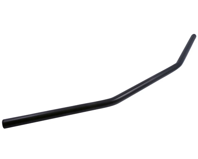 Guidon 1 pouce (25,4 mm) DRAG WIDE noir pour HARLEY-DAVIDS
