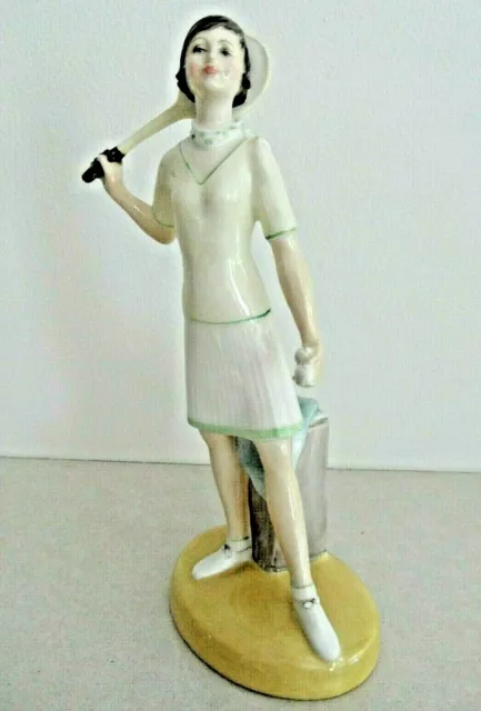 Ltd Edition Royal Doulton  Figurine "Deauville" Hn2344  Introduced 1982 Tennis