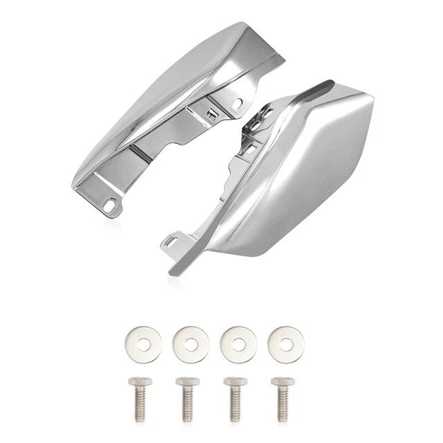 Scudo termico moto cromato deflettore aria per Touring L6Y6