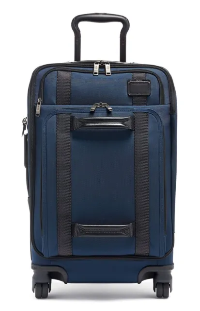 NWT Tumi Merge International Front-lid 4 Wheeled Carry-On in Black/Navy $725.