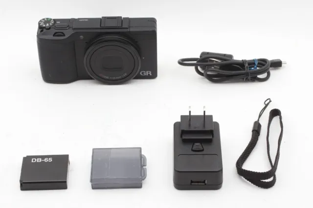 【NearMINT】 RICOH GR II 16.2MP Compact Digital Camera Black From JAPAN