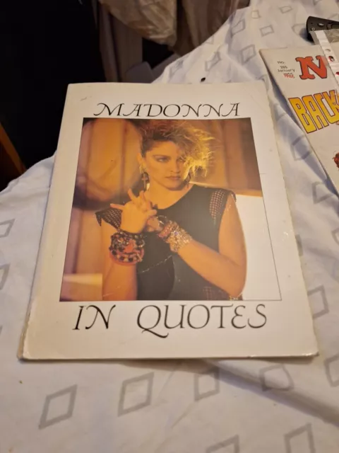 Madonna in Quotes book soft back Collectors Item