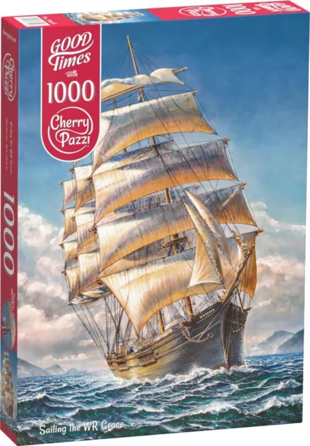 Puzzle De Barcos Veleros 1000 Piezas Cherry Pazzi 30448 Navegando En El Wr Grace