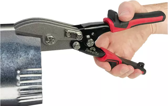 METAL CRIMPER 5-Blade Sheet HVAC Tool for 24-28 Gauge Ductwork Downspout JOUNJIP
