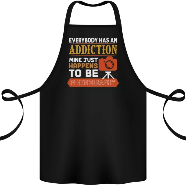 Photography Addiction Funny Photographer Cotton Apron 100% Organic