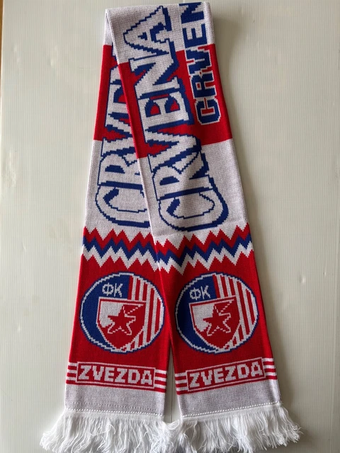 Scarf Écharpe Delije Sever Ultras 1989 Crvena Zvezda Red Star Belgrade