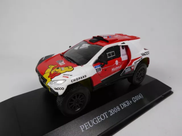 Peugeot 2008 DKR+ #328 R. Dumas Rally Dakar 2016 - 1:43 Modellauto DK617