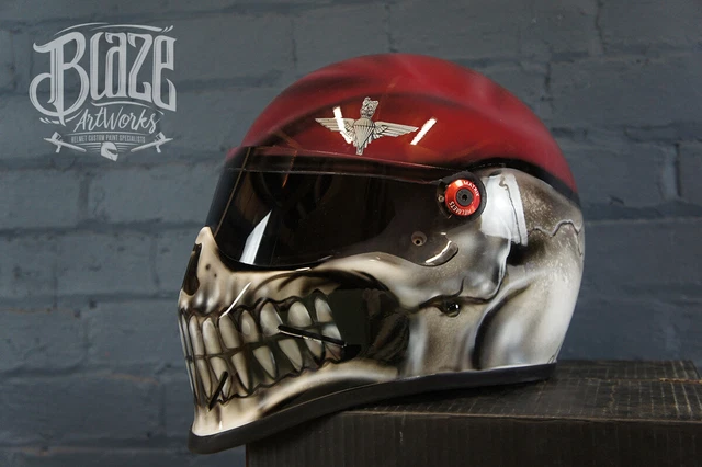custom motorcycle helmet uk Biltwell Gringo S x Born Free Collab LEGACY85 Lee Morgan Artworx Home, Airbrush