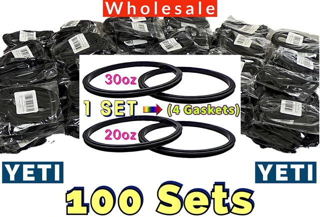 Tumbler or RamblerCup Replacement Rubber Gasket Seals FiT 20oz & 30oz YETI Lids Tumbler or RamblerCup Replacement Rubber Gasket Seals FiT 20oz & 30oz YETI Lids