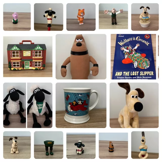 WALLACE & GROMIT - SHAUN THE SHEEP - TIMMY TIME Toy Action Figures Mugs Books