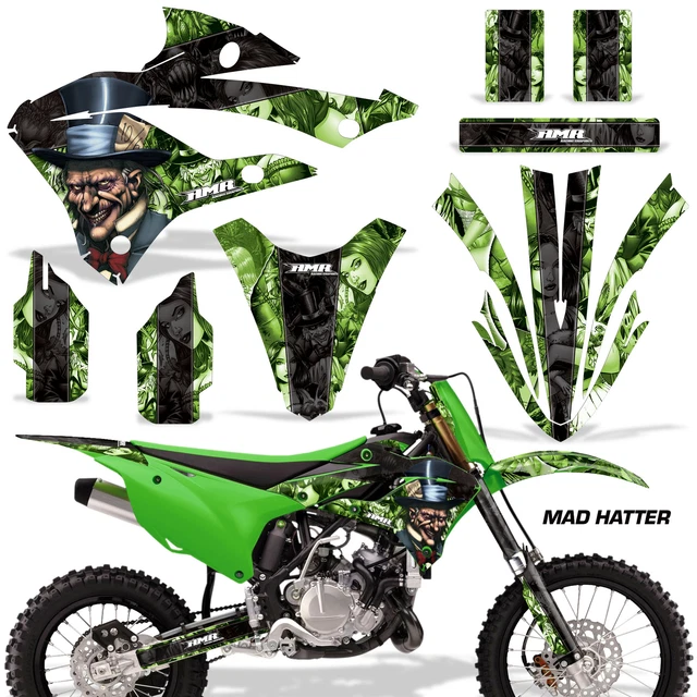 Dirt Bike Adesivi Kit Grafica Adesivo Per Kawasaki KX85 & KX112- 22 -a MHTTR G K