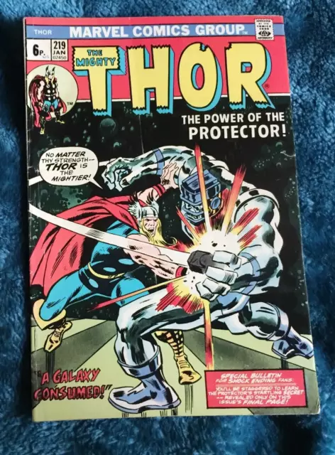 Free P & P; Thor #219, Jan 1974: "A Galaxy Consumed!"