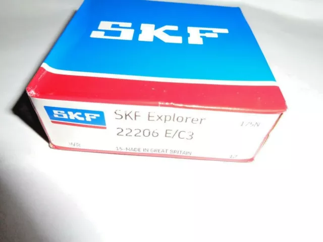 5 SKF EXPLORER 22206 E/C3 Spherical Roller Bearing  NEW Sealed Box GreatBritain
