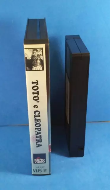 VIDEOCASSETTA VHS Film Totò e Cleopatra Comico 1963 DOMO VIDEO 3