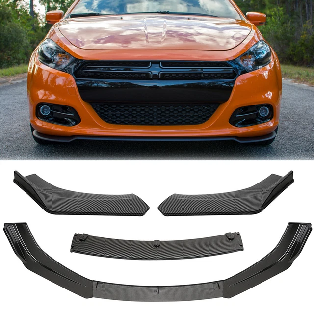 CARBON FIBER FRONT Bumper Chin Lip Spoiler Splitter For Dodge Charger