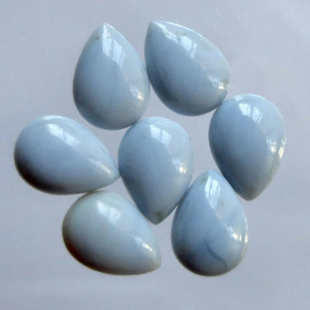 Pierre gemme naturelle d'opale bleue, bijoux de pierre gemme lâche de poire...