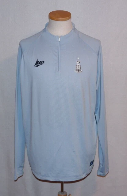 Bradford City AFC Trainings Pullover Herren Quarter Zip Top Blau  Größe 2XL