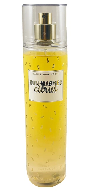 Bath & Body Works Sun-Washed Citrus Fine Fragrance Body Mist Spray 8 oz