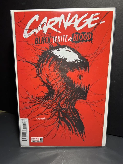 Carnage Black White & Blood #1 1st Print - Gleason & Checchetto 1:50 Marvel 2