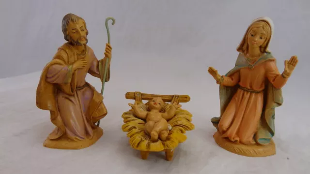 Fontanini Jesus Marie Joseph / Figurine Religieuse Creche