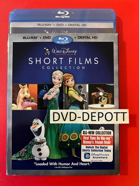 Walt Disney Animation Studios Short Films Collection BLU RAY+DVD+HD SLIPCOVER