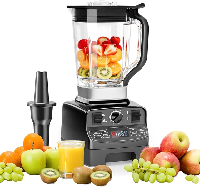 Frullatore Professionale, 2000W Frullatore Con 2L Grande Capacità, Blender 8 Vel