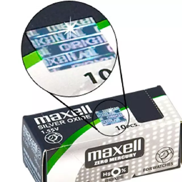 batterie pile maxell a bottone 10 pz 364  377 371 mercury 0  silver oxide watch