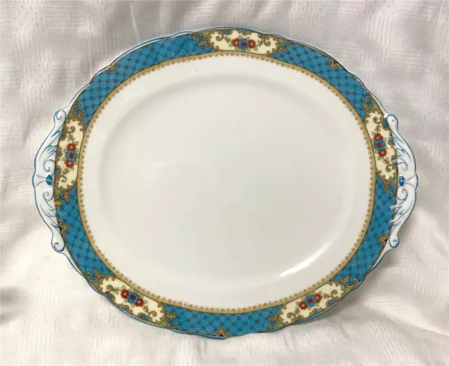 Scarce Paragon star Oval Cake Plate Rd No 744170 Art Deco