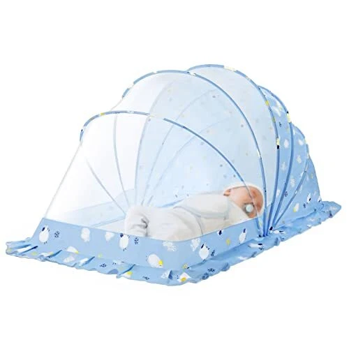Baby Mosquito Net Infant Portable Folding Crib Bed with Mosquito Net