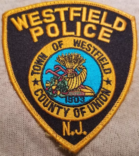 NJ Westfield New Jersey Police Patch