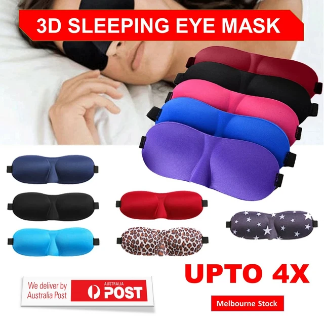 Travel Sleep Eye Mask soft 3D Memory Foam Padded Shade Cover Sleeping Blindfold