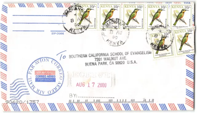 Kenya #609 Kenya to California, 2000