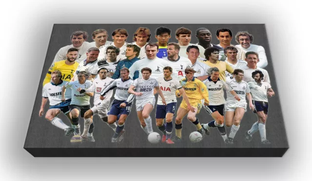 Tottenham Hotspur FC - Legends of the Lane - Wall Hanging Box Canvas Picture