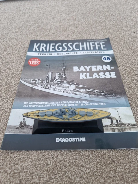 Lot De 6 Navires De Guerre 1/1250 – IXO Deagostini – WW1 Et WW2 – WSL30