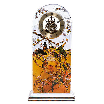 Goebel Adele Bloch-Bauer-Stupendo Orologio da tavolo Artis Orbis Gustav Klimt vetro colorato 66879411 