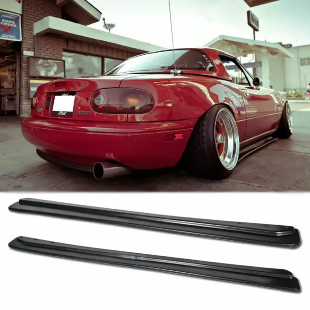 Eos Feed Style Abs Side Rocker Panel Skirts Fd For Mazda Mx5 Miata 1990-1997 Na