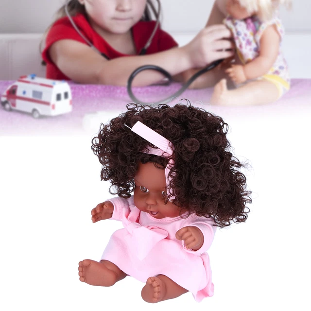 Bambola da gioco bambino realistica bambina africana bambole bambini bambini giocattolo bambino Birthda