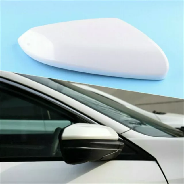 For Honda Civic 10th 2016-2020 White Car Right Side Rearview Mirror Cap Cover