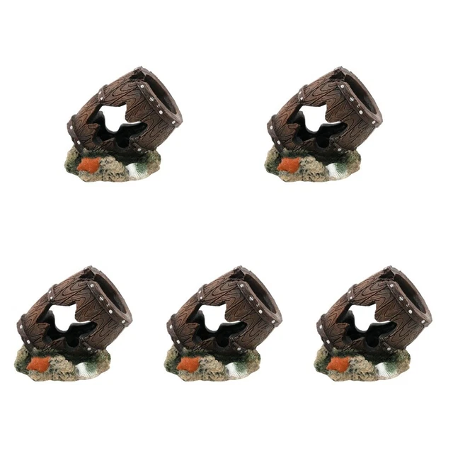 Set 5 Fish Tank Landscaping Decoration 20 Gallon Fish Tank Antique Large