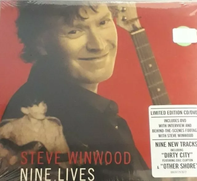 Steve Winwood- Nine Lives*Cd/Dvd 2Pz Brand New Still Sealed Nuovo Sigillato Rare