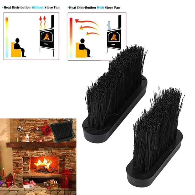 Ricarica testina di ricambio 2 pz oblunga per set accessori camino