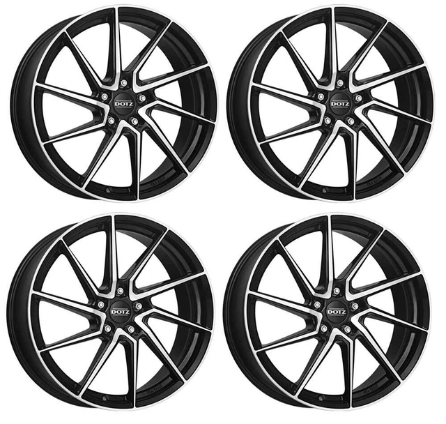 4 Dotz Spa dark wheels 7.5Jx17 5x108 for Fiat Doblo