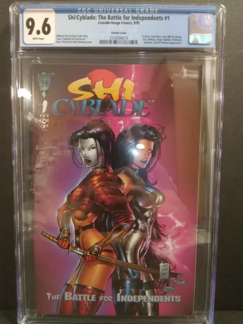 Shi/Cyblade: The Battle For Independents #1 Variant Cover CGC 9.6